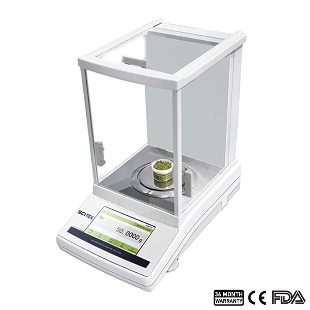Balance analytique 0,0001 g — écran tactile