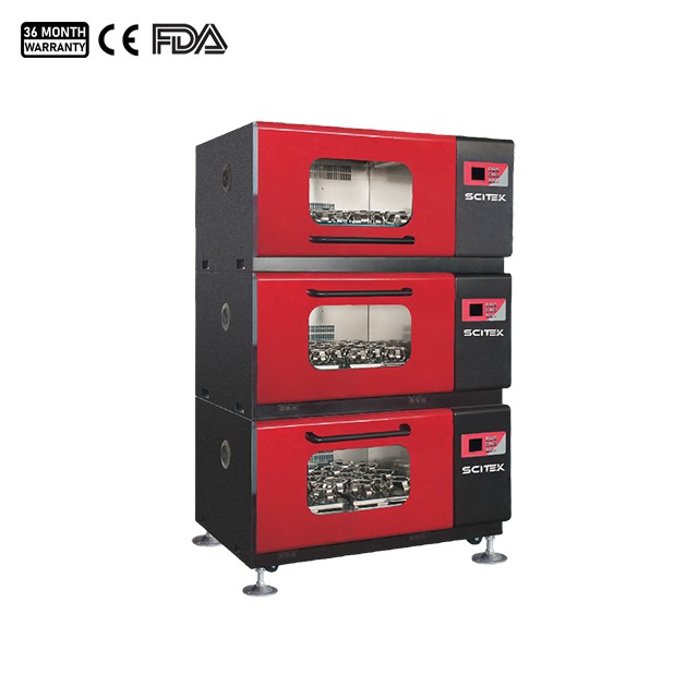 Incubateur CO₂ agité à température constante empilable ICB-310SCT