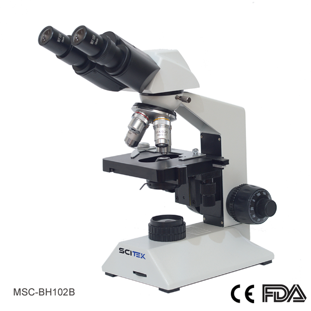 Microscope biologique série 102B, tête binoculaire (MSC-BH102B / MSC-BS102B)