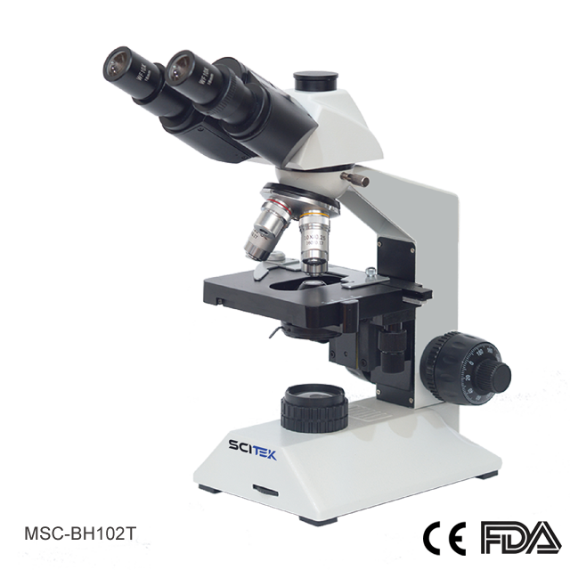 Microscope biologique série 102T, tête trinoculaire (MSC-BH102T / MSC-BS102T)