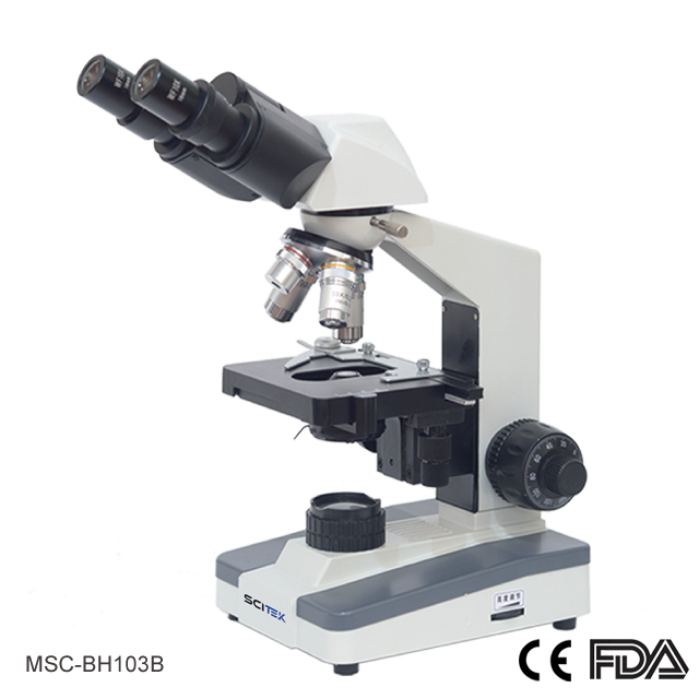 Microscope biologique série 103B, tête binoculaire (MSC-BH103B / MSC-BS103B)