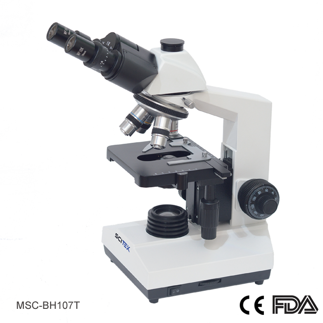 Microscope biologique série 107T, tête trinoculaire (MSC-BH107T / MSC-BS107T)