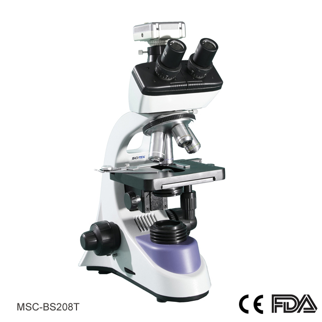 Microscope biologique série 208T, tête trinoculaire (MSC-BH208T / MSC-BS208T)