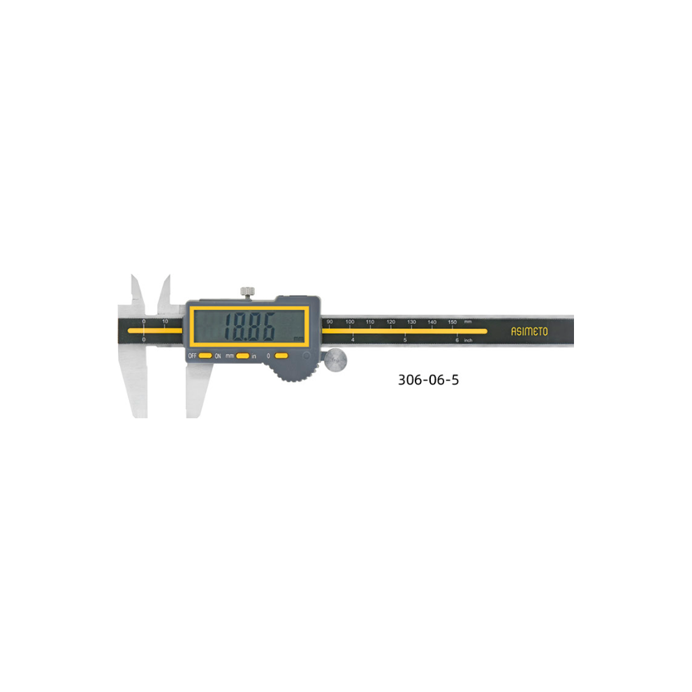 Pied à coulisse digital à grand écran (série 306)