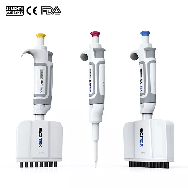 Micropipette multicanaux à volume réglable
